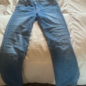 Cute low rise boot cut jeans